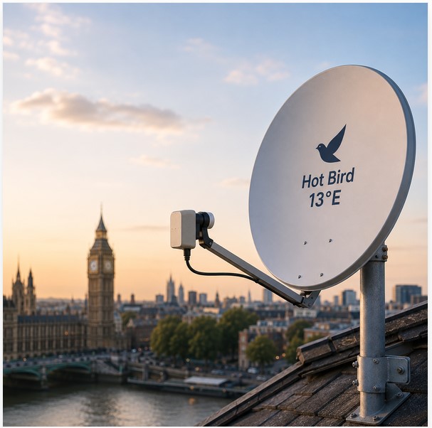 How to Set Up a Satellite Dish for Hot Bird 13°E in the UK