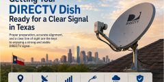 Getting Your DIRECTV Dish Ready for a Clear Signal in Texas