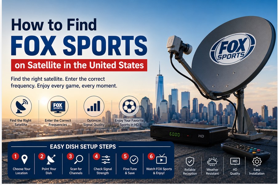 How to Find FOX Sports on Satellite in the United States