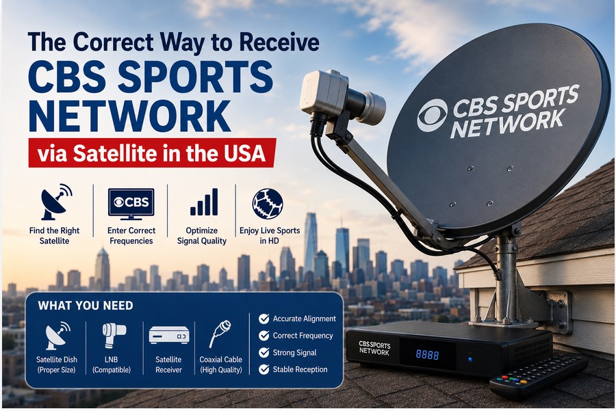 The Correct Way to Receive CBS Sports Network via Satellite in the USA